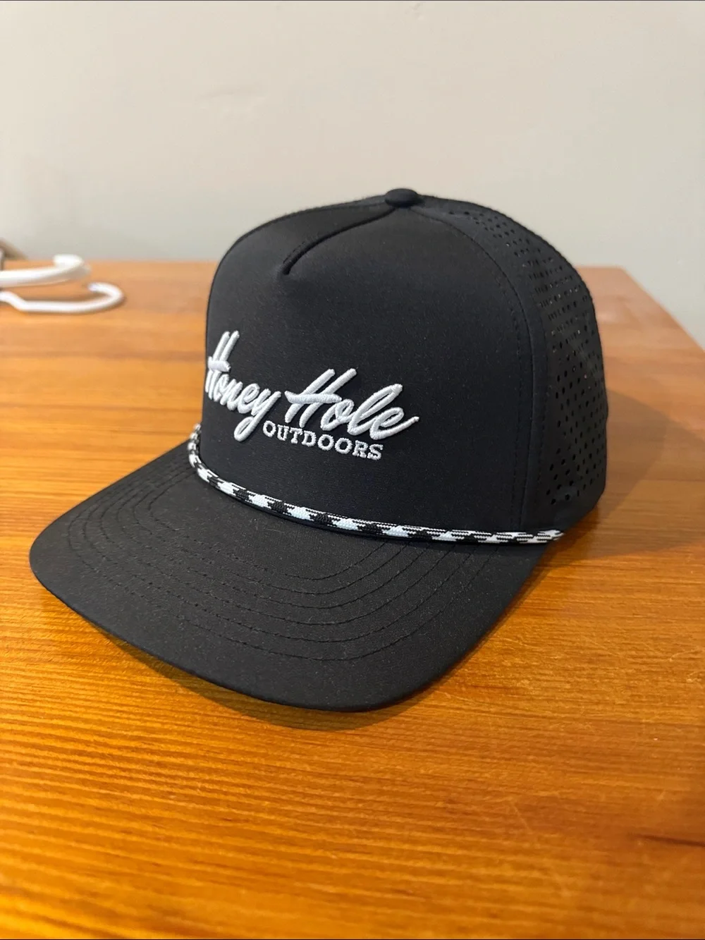 Men's Black Honey Hole Outdoors Hat